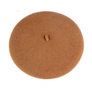 GINGER WOOL LIGHTWEIGHT POLYESTER BERET, NWT